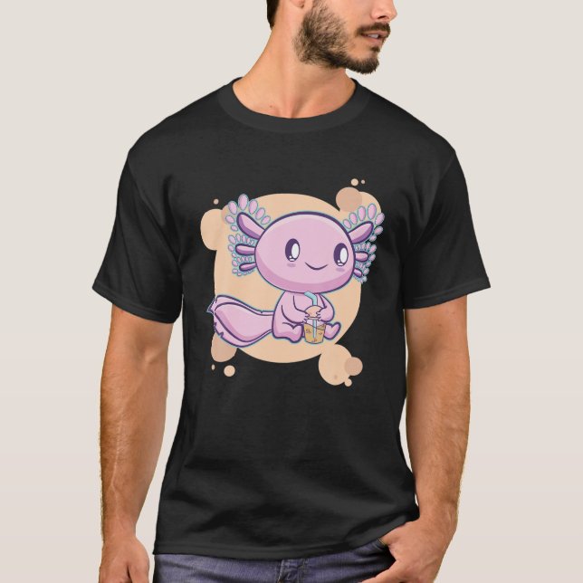Bubble Tee Axolotl Boba Milk Kawaii Anime Pastel G (Vorderseite)