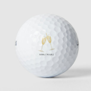 'Bubble Trouble' Partygeschenke Geburtstag Humor G Golfball
