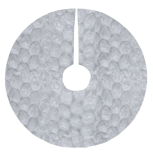 Bubble Wrap Weihnachtsbaumrock Polyester Weihnachtsbaumdecke (Vorderseite)