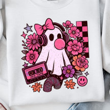 Bubblegum ästhetisches Retro Ghost Girl Halloween