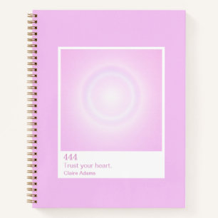 Bubblegum Aura Swatch Engel Zahl Notizbuch