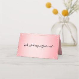 Bubblegum Blush Hochzeit Platzkarte