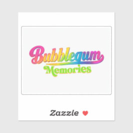 Bubblegum Erinnerungen Aufkleber