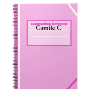 Bubblegum-Personalisiert-Komposition-Notebook Notizblock