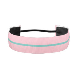Bubblegum rosa mit hübschem aquamarinen Streifen