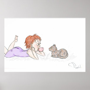 Bubblegum-Schwanzes&Tots Poster