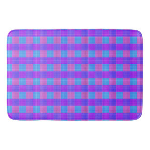 Bubblegum Tartan Print, Badematte