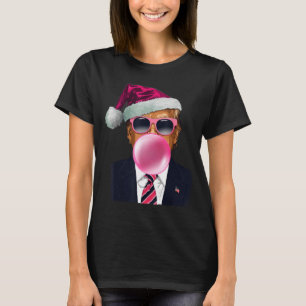 Bubblegum Trump bläst Bubble Gum Weihnachten Nk Tr T-Shirt