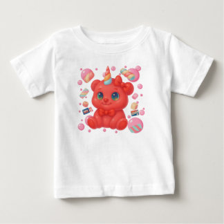 Bubblegum Unicorn Baby T-shirt