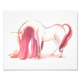 Bubblegum Unicorn Foto Print