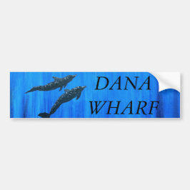 Bubblepazifische Autoaufkleber, Dana-Wraf-Delphine Autoaufkleber