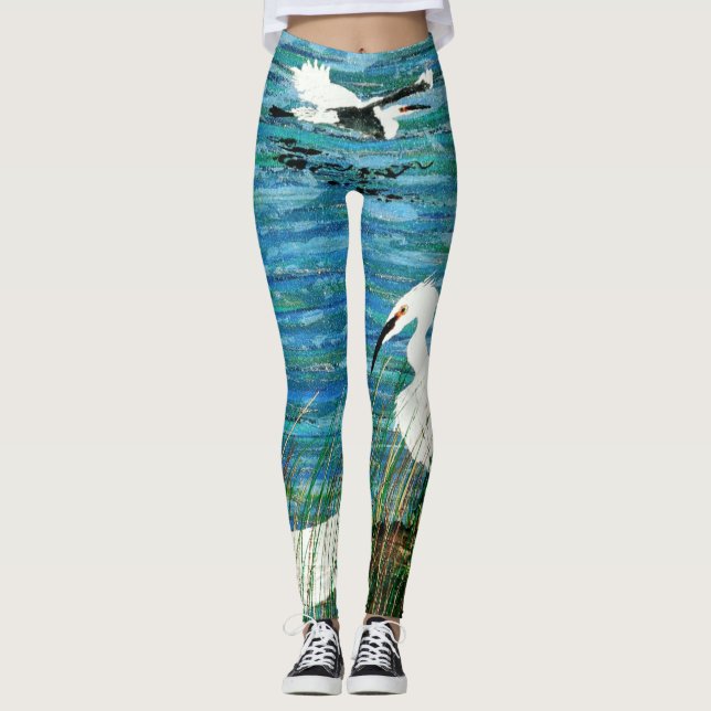 Bubblepazifische Leggings (Vorderseite)