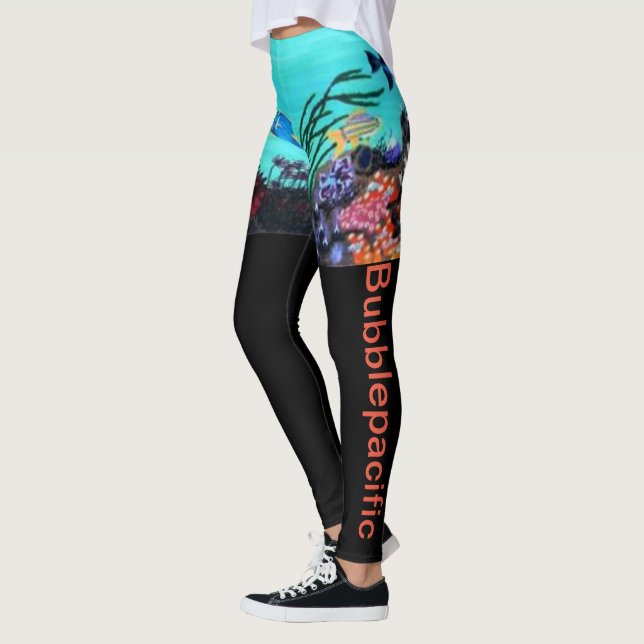 Bubblepazifische Leggings (Links)