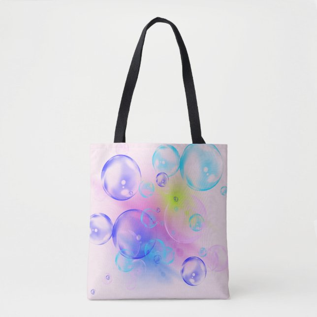 BUBBLES - Abstraktes Bild des Fraktals Kunst - Tasche (Vorderseite)