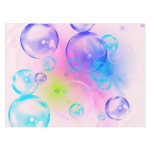 BUBBLES - Abstraktes Bild des Fraktals Kunst - Tischdecke