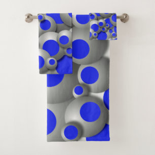 Bubbles bouillonnants Royal Blue Serviette ensembl