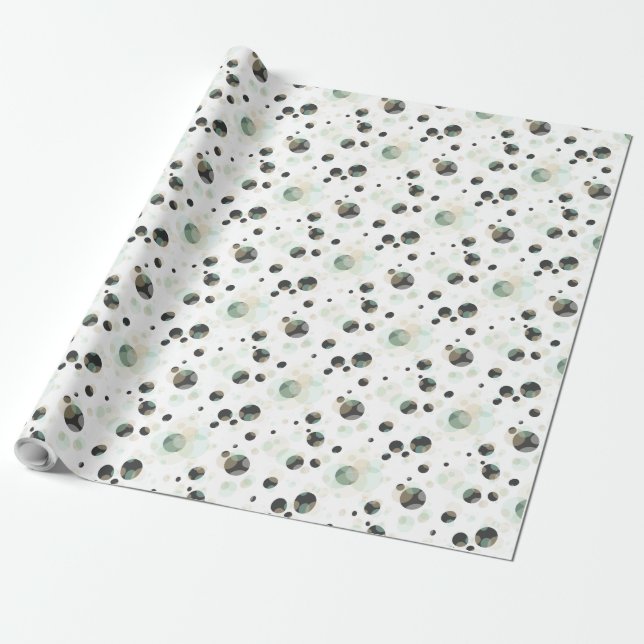 BUBBLES Elegante Farbe Geschenkpapier (Ungerollt)