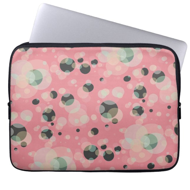 BUBBLES Eleganz auf einer beliebigen Farbe Laptopschutzhülle (Vorderseite)