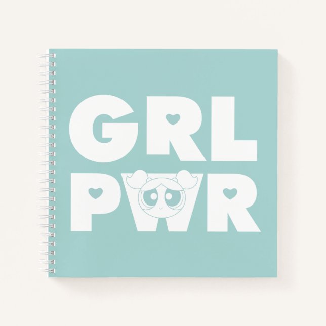 Bubbles: Girl Power Notizbuch (Vorderseite)