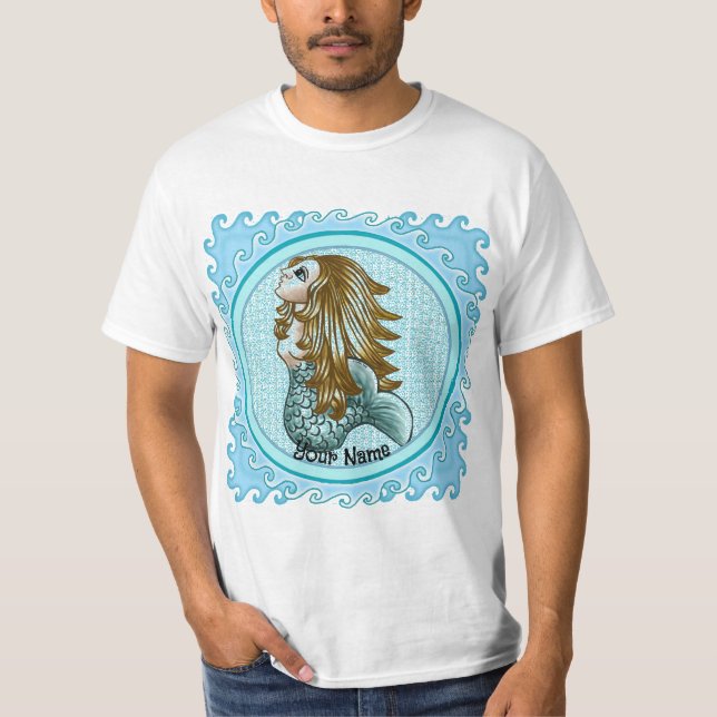 Bubbles Mystic Meerjungfrau T-Shirt (Vorderseite)