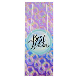 Bubbles Rainbow Wine Best Wishs Geburtstagsparty Geschenktüte Für Weinflaschen