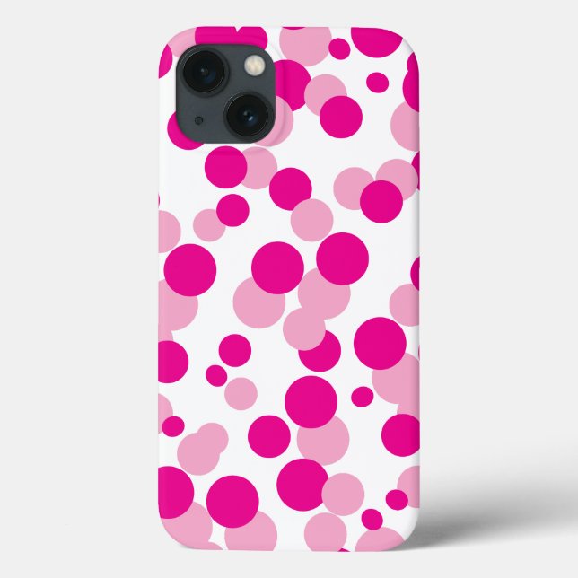 Bubbles roses Confetti coque ipad (Verso)