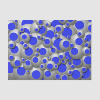 Bubbles Royal Blue Tissue Paper Seidenpapier