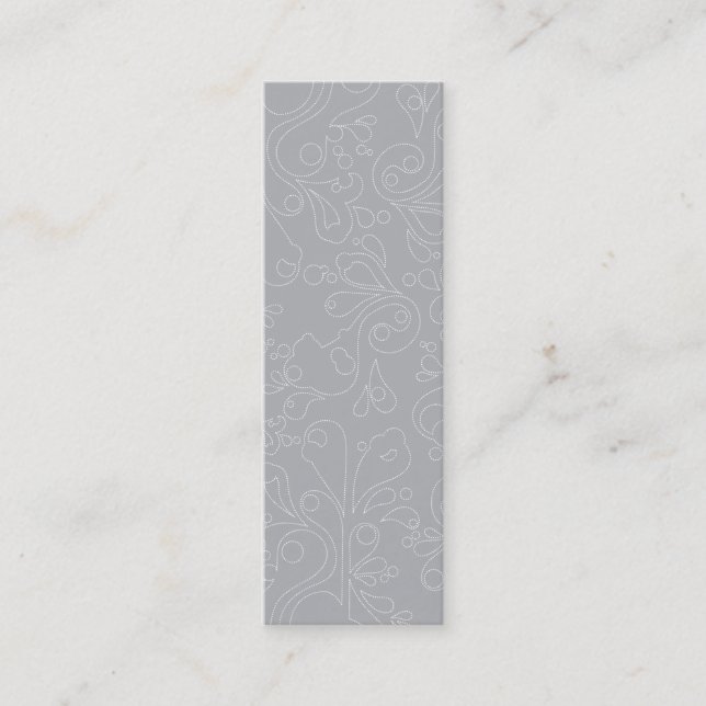 BUBBLES Slim Business Card Mini Visitenkarte (Vorderseite)