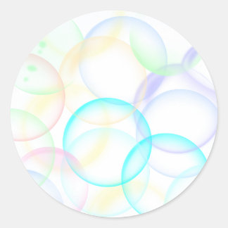 Bubbles_sticker Runder Aufkleber