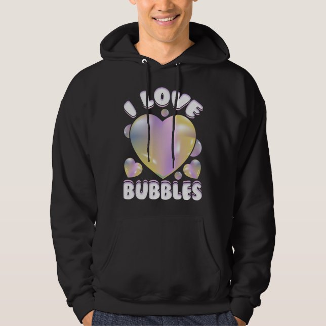 Bubbles Summer Fun  For Girls Toddlers and Kids Hoodie (Vorderseite)