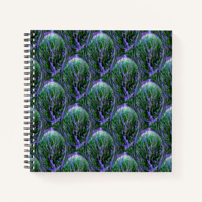 Bubblin' Lavender...... Notizbuch (Vorderseite)
