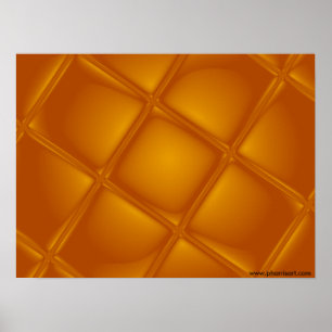 Bubbling Amber Poster
