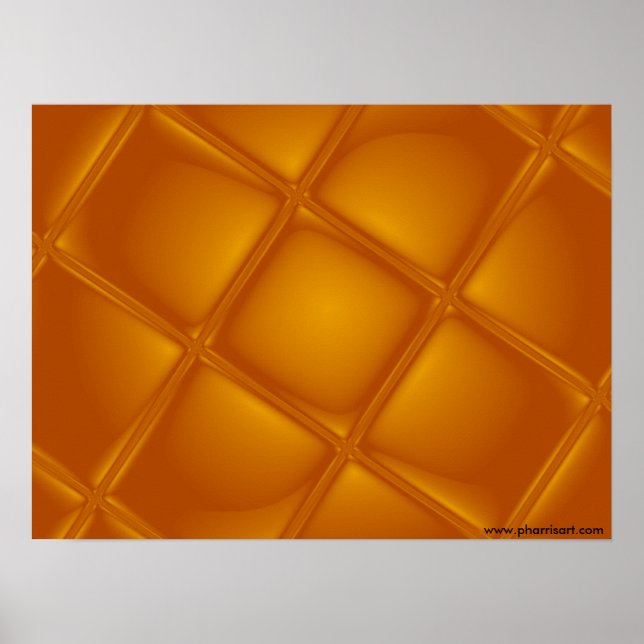 Bubbling Amber Poster (Vorne)