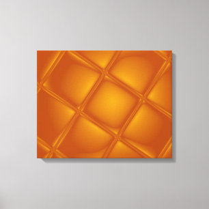 Bubbling Amber Wrapped Canvas Leinwanddruck