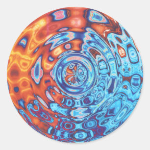Bubbling Fire Eyes - Aufkleber
