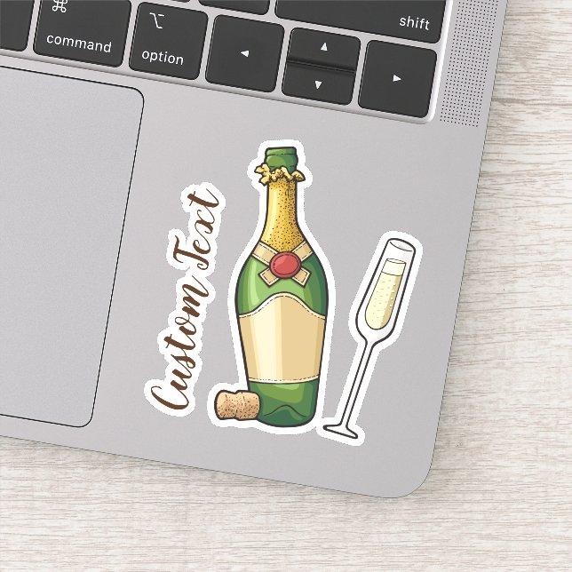 Bubbly Aufkleber (Detail)