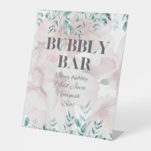 Bubbly Bar Sign - Veranstaltungen für Hochzeiten