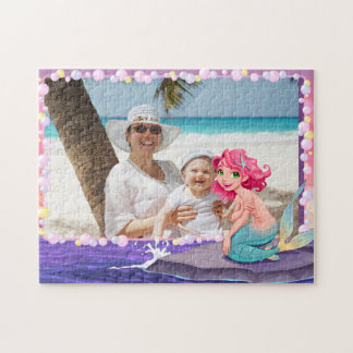 Bubbly Beach Sommer Cartoon Meerjungfrau Foto