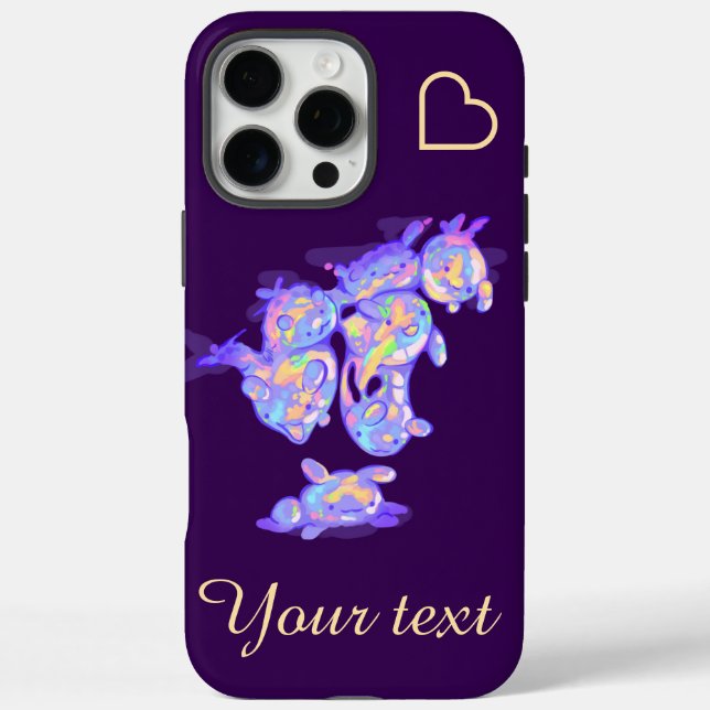 Bubbly, bubble  iPhone 16 pro max hülle (Rückseite)