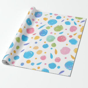 Bubbly Confetti Geschenkpapier