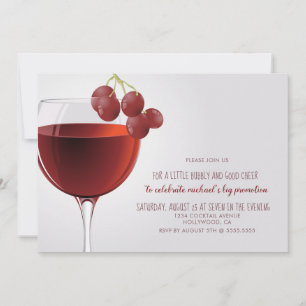 Bubbly et Good Cheer Cocktail Party Invitation