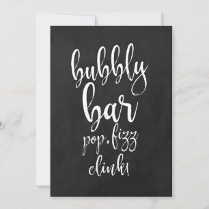 Bubbly Mary Bar Affordable Chalkboard Hochzeitszei