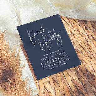 Bubbly & Navy Blue Bridal Brunch & Bubbly