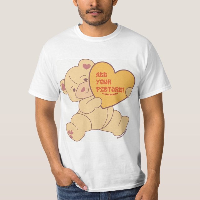 Bubbly Niedlich Bear Pink Colorway Sweatshirt T-Shirt (Vorderseite)