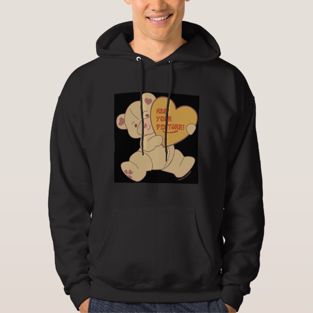 Bubbly Niedlich Beer Pink Colorway Hoodie (Vorderseite)