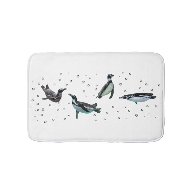 Bubbly Pinguins Bath Mat Badematte (Vorderseite)