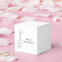 Bubbly Popping Champagne Bottle Bridal Shower