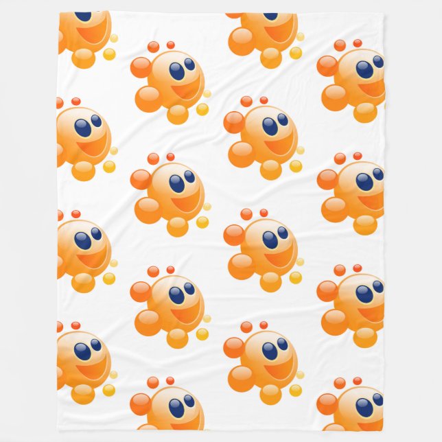 BUBBLY SUN FLEECEDECKE (Vorderseite)