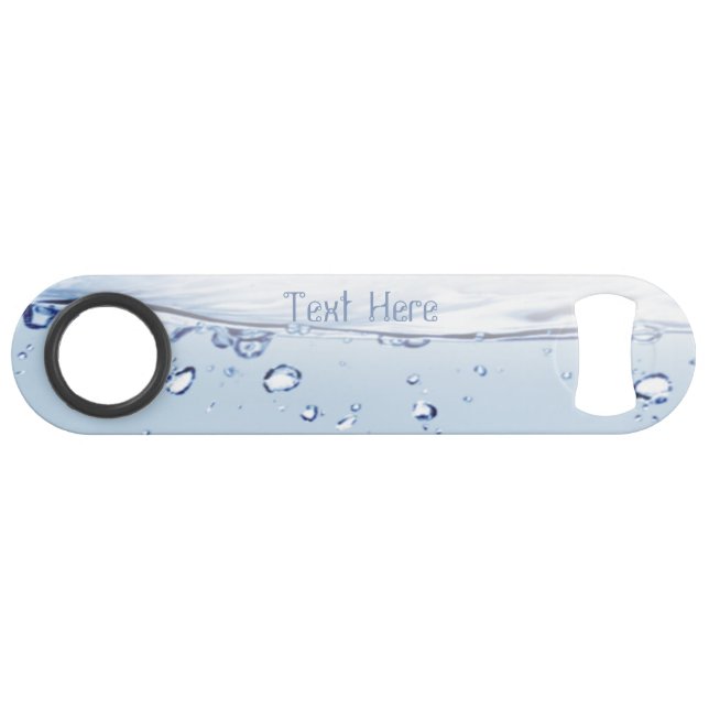 Bubbly Water Custom Bar Key Speed Opener (Vorderseite (Horizontal))