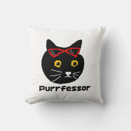 BubblyCuddle Purfessor Cat Kissen
